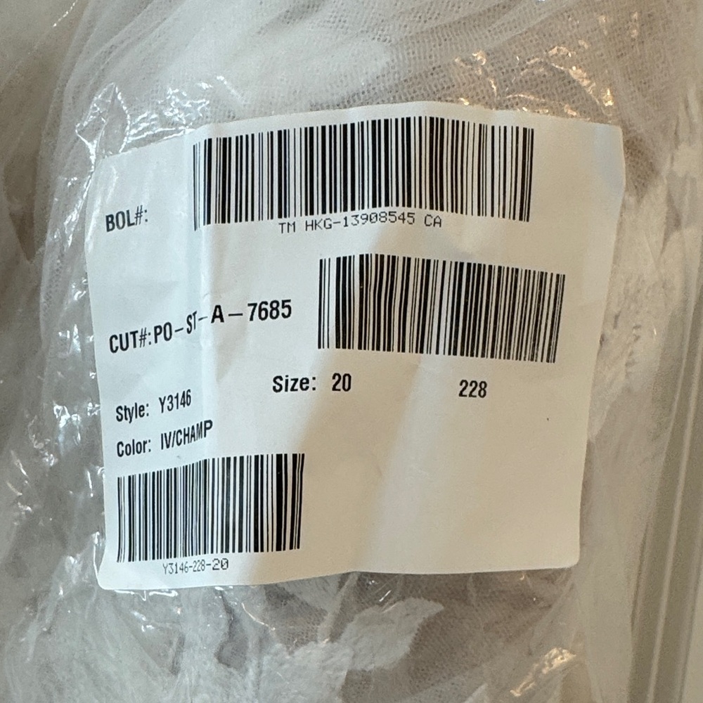 NWT Size 20 Sophia Tolli Wedding Dress Y3146 - Picture 4 of 16